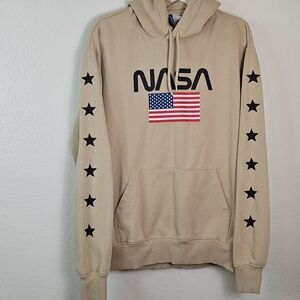 H&M Beige NASA Hoodie for Men